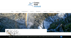 Desktop Screenshot of centrostudimalfatti.org